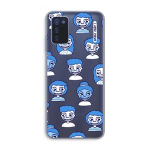 CaseCompany Gezichtjes: Samsung Galaxy A03s Transparant Hoesje