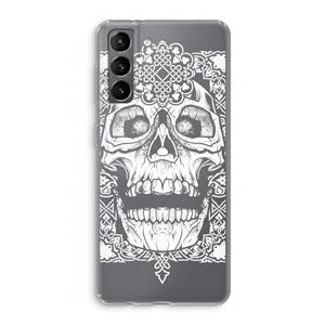 CaseCompany Seek & Destroy: Samsung Galaxy S21 Transparant Hoesje