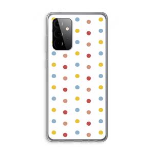 CaseCompany Bollen: Samsung Galaxy A72 Transparant Hoesje