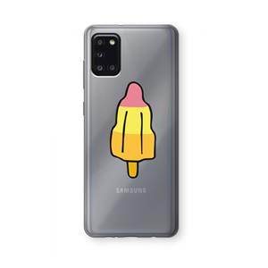 CaseCompany Raketijsje: Samsung Galaxy A31 Transparant Hoesje