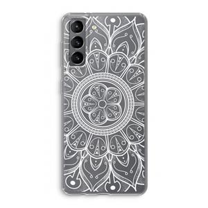 CaseCompany Roses Are Red: Samsung Galaxy S21 Transparant Hoesje