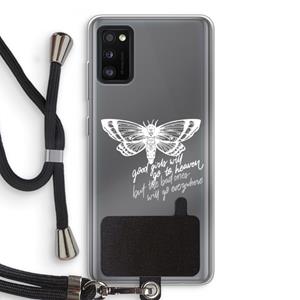 CaseCompany Good or bad: Samsung Galaxy A41 Transparant Hoesje met koord