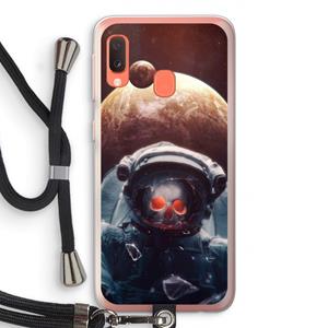 CaseCompany Voyager: Samsung Galaxy A20e Transparant Hoesje met koord