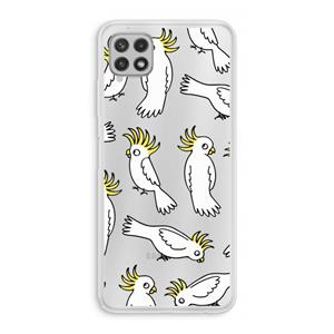 CaseCompany Papegaai: Samsung Galaxy A22 4G Transparant Hoesje