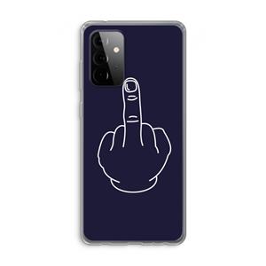 CaseCompany F**k U: Samsung Galaxy A72 Transparant Hoesje