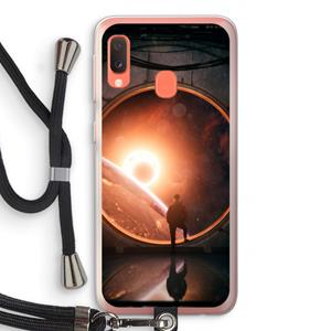 CaseCompany Ephemeral: Samsung Galaxy A20e Transparant Hoesje met koord