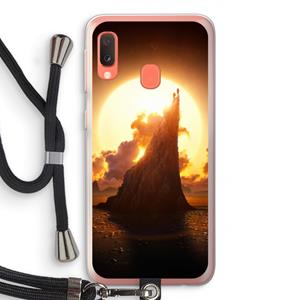 CaseCompany Children of the Sun: Samsung Galaxy A20e Transparant Hoesje met koord
