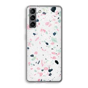 CaseCompany Terrazzo N°3: Samsung Galaxy S21 Transparant Hoesje