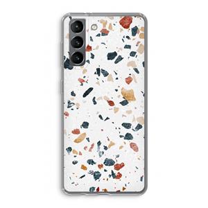 CaseCompany Terrazzo N°4: Samsung Galaxy S21 Transparant Hoesje