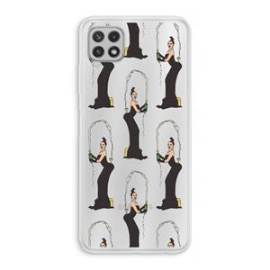 CaseCompany Pop Some Kim: Samsung Galaxy A22 4G Transparant Hoesje