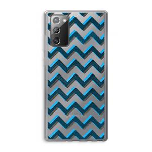 CaseCompany Onderbroken lijn: Samsung Galaxy Note 20 / Note 20 5G Transparant Hoesje