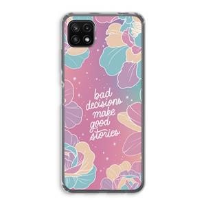 CaseCompany Good stories: Samsung Galaxy A22 5G Transparant Hoesje