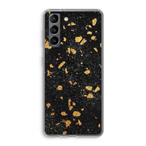 CaseCompany Terrazzo N°7: Samsung Galaxy S21 Transparant Hoesje