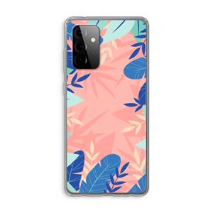 CaseCompany Tropisch: Samsung Galaxy A72 Transparant Hoesje