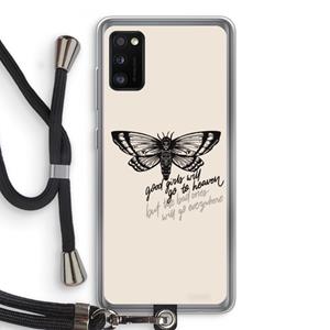 CaseCompany Good or bad: Samsung Galaxy A41 Transparant Hoesje met koord