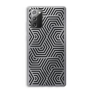 CaseCompany Magic pattern: Samsung Galaxy Note 20 / Note 20 5G Transparant Hoesje