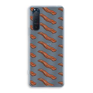 CaseCompany Bacon to my eggs #2: Sony Xperia 5 II Transparant Hoesje