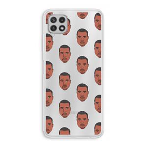 CaseCompany Kanye Call Me℃: Samsung Galaxy A22 4G Transparant Hoesje