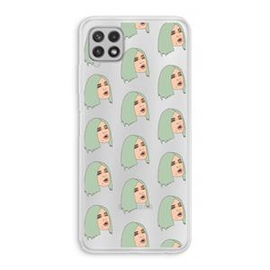CaseCompany King Kylie: Samsung Galaxy A22 4G Transparant Hoesje