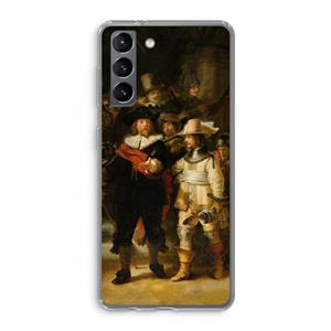 CaseCompany De Nachtwacht: Samsung Galaxy S21 Transparant Hoesje