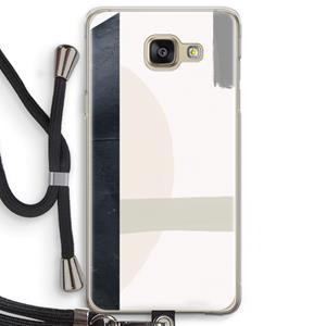 CaseCompany Baca: Samsung Galaxy A5 (2016) Transparant Hoesje met koord