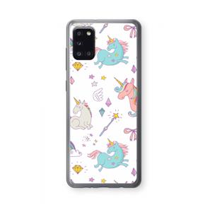 CaseCompany Fantasiewereld: Samsung Galaxy A31 Transparant Hoesje