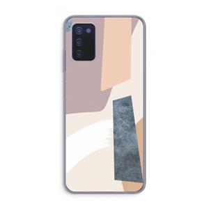 CaseCompany Luca: Samsung Galaxy A03s Transparant Hoesje