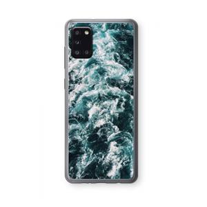 CaseCompany Zee golf: Samsung Galaxy A31 Transparant Hoesje