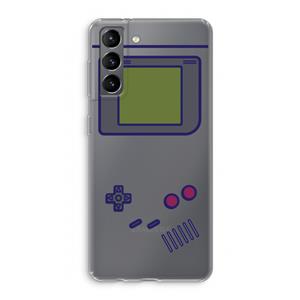CaseCompany Game On: Samsung Galaxy S21 Transparant Hoesje