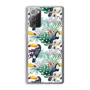 CaseCompany Tukans: Samsung Galaxy Note 20 / Note 20 5G Transparant Hoesje