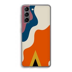 CaseCompany Noor A: Samsung Galaxy S21 Transparant Hoesje
