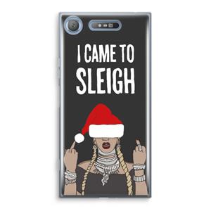 CaseCompany Came To Sleigh: Sony Xperia XZ1 Transparant Hoesje