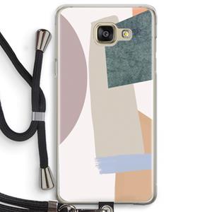 CaseCompany Lindo: Samsung Galaxy A5 (2016) Transparant Hoesje met koord
