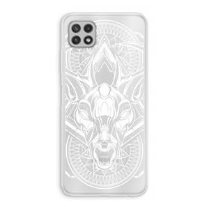 CaseCompany Oh Deer: Samsung Galaxy A22 4G Transparant Hoesje