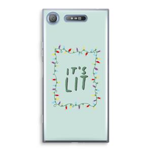 CaseCompany It's Lit: Sony Xperia XZ1 Transparant Hoesje