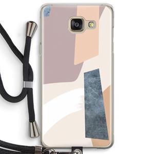 CaseCompany Luca: Samsung Galaxy A5 (2016) Transparant Hoesje met koord