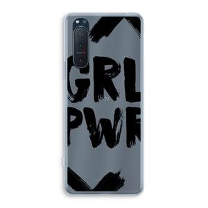 CaseCompany Girl Power #2: Sony Xperia 5 II Transparant Hoesje