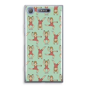 CaseCompany Gymboys: Sony Xperia XZ1 Transparant Hoesje