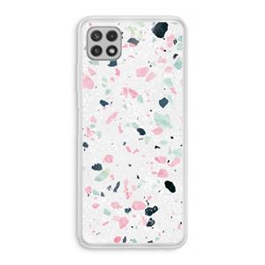 CaseCompany Terrazzo N°3: Samsung Galaxy A22 4G Transparant Hoesje