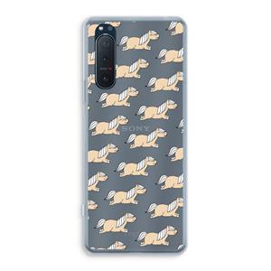 CaseCompany Ponys: Sony Xperia 5 II Transparant Hoesje