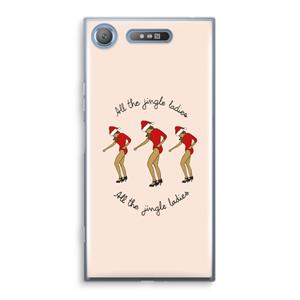 CaseCompany Jingle Ladies: Sony Xperia XZ1 Transparant Hoesje