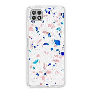 CaseCompany Terrazzo N°6: Samsung Galaxy A22 4G Transparant Hoesje