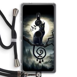 CaseCompany Moonlight Companions: Sony Xperia XZ2 Transparant Hoesje met koord