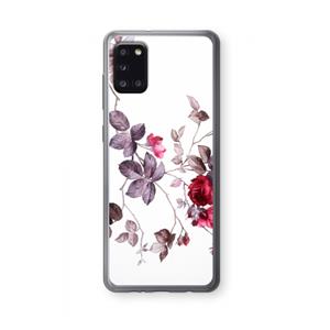 CaseCompany Mooie bloemen: Samsung Galaxy A31 Transparant Hoesje