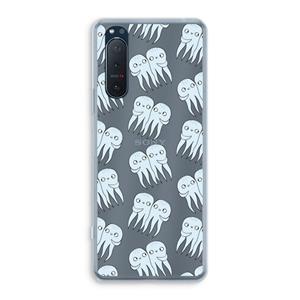 CaseCompany Octopussen: Sony Xperia 5 II Transparant Hoesje