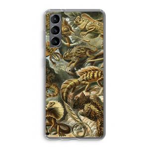 CaseCompany Haeckel Lacertilia: Samsung Galaxy S21 Transparant Hoesje
