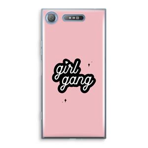 CaseCompany Girl Gang: Sony Xperia XZ1 Transparant Hoesje