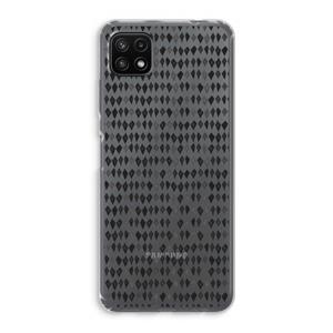 CaseCompany Crazy shapes: Samsung Galaxy A22 5G Transparant Hoesje