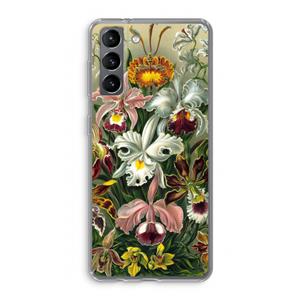 CaseCompany Haeckel Orchidae: Samsung Galaxy S21 Transparant Hoesje