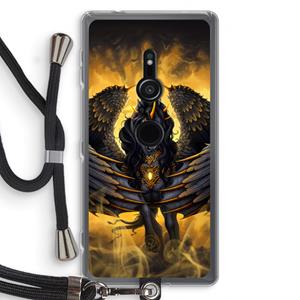 CaseCompany Pegasus: Sony Xperia XZ2 Transparant Hoesje met koord